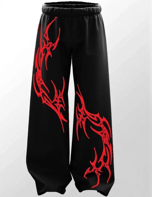 Aura Black Baggy Pants