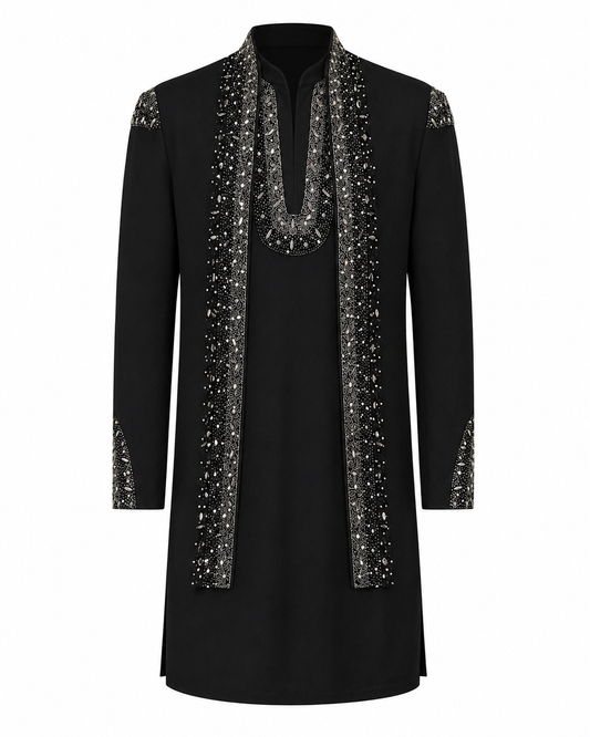 Men’s Black Kurta