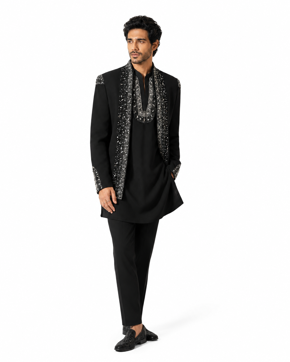 Men’s Black Kurta